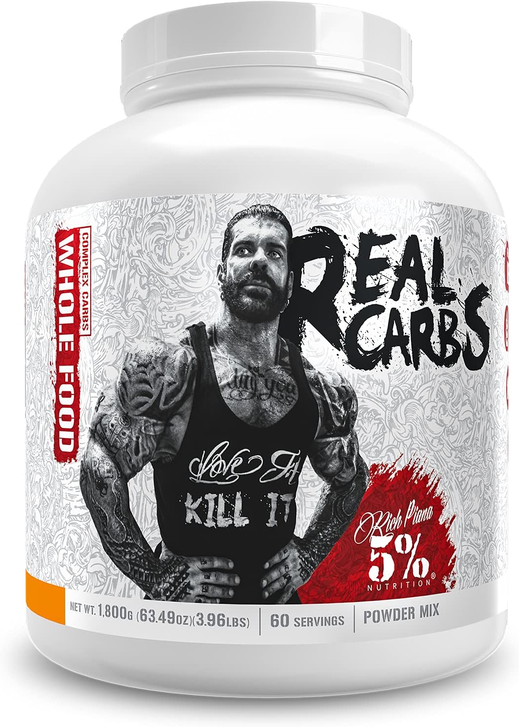 Fitness, Running & Yoga Protein Shakes & Bodybuilding RICH PIANA 5 NUTRITIONREAL CARBS PROTEIN