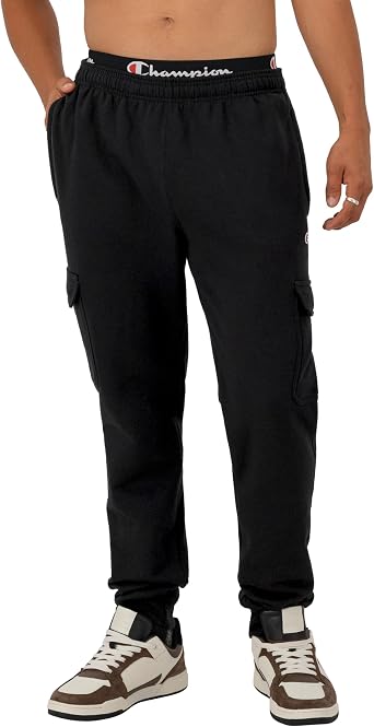 Champion Mens Joggers, Powerblend, Ankle-Length Joggers, Sweatpants for Men with Pockets Reg. Or Big & Tall