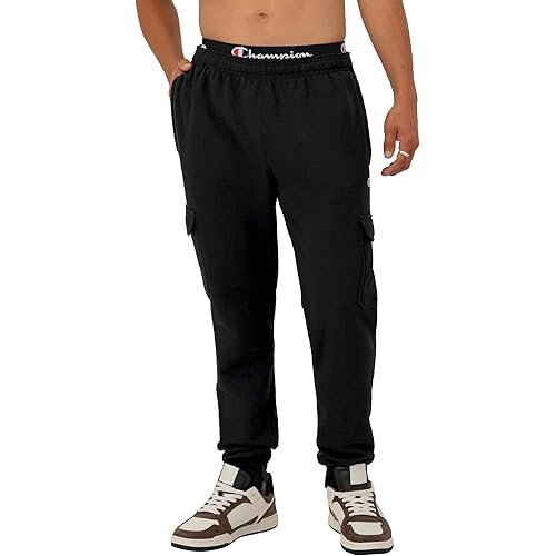 Champion Men's Joggers, Powerblend, Ankle-length Joggers, Sweatpants for Men with Pockets (Reg. Or Big & Tall)