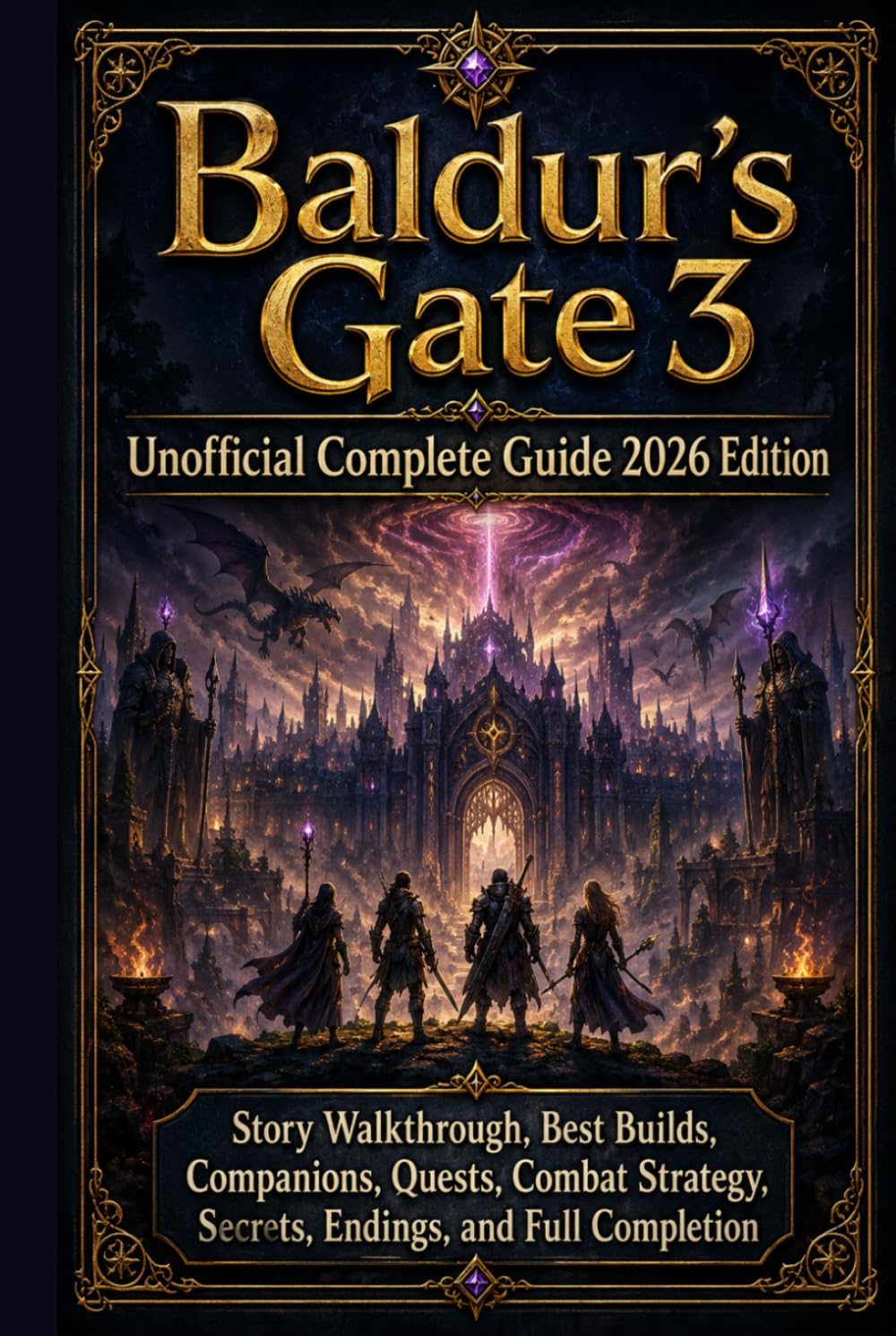 Baldur’s Gate 3 Unofficial Complete Guide 2026 Edition: Story Walkthrough, Best Builds, Companions, Quests, Combat Strategy, Secrets, Endings, and Full Completion