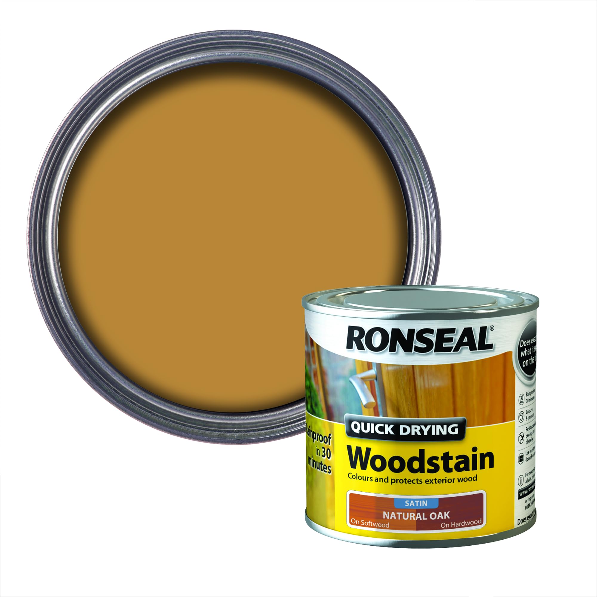 Vernis à bois Ronseal ébène pour rénover facilement une table de salon