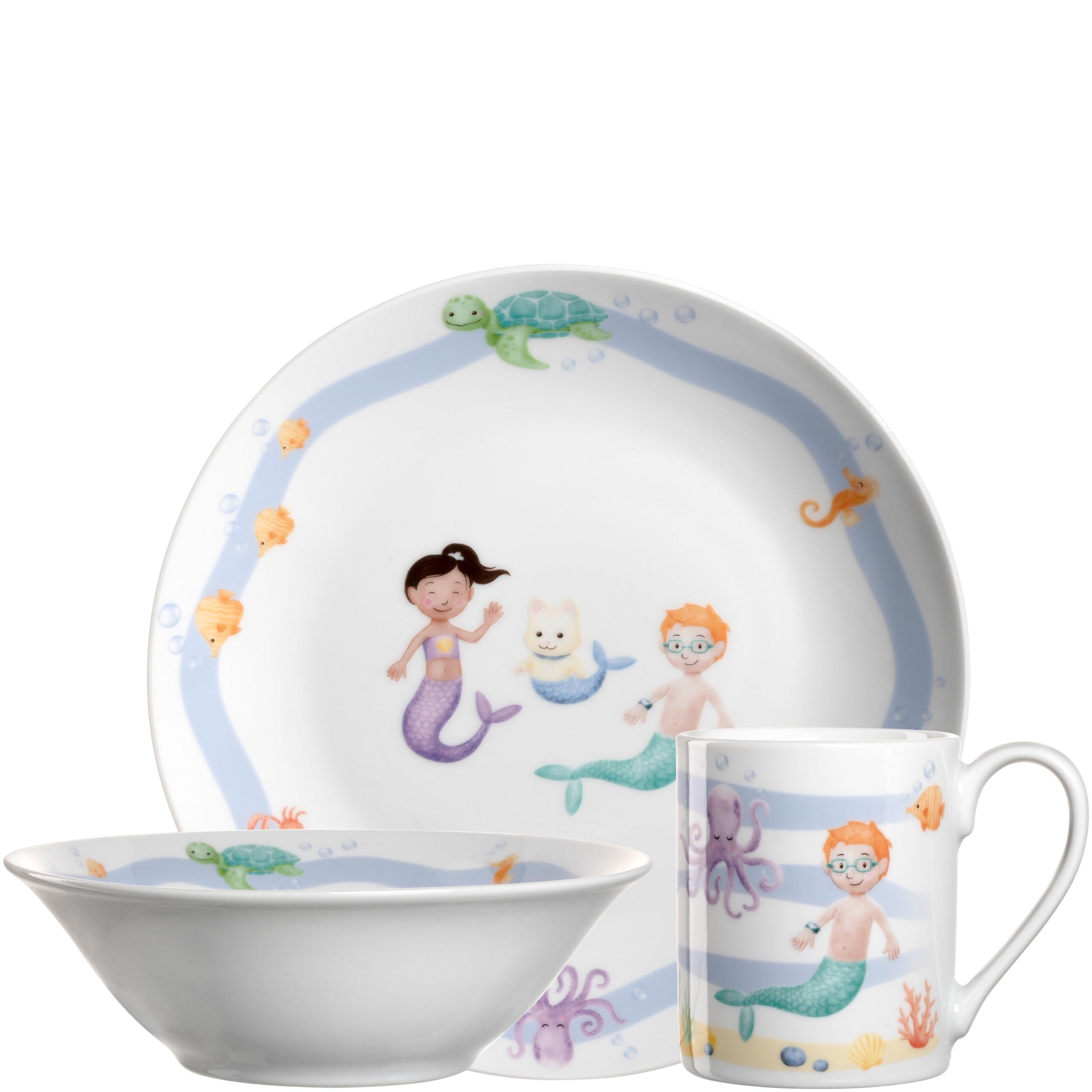 Leonardo - Ensemble Vaisselle Enfant 3 pièces Bambini Avventura La Mer - LEONARDO