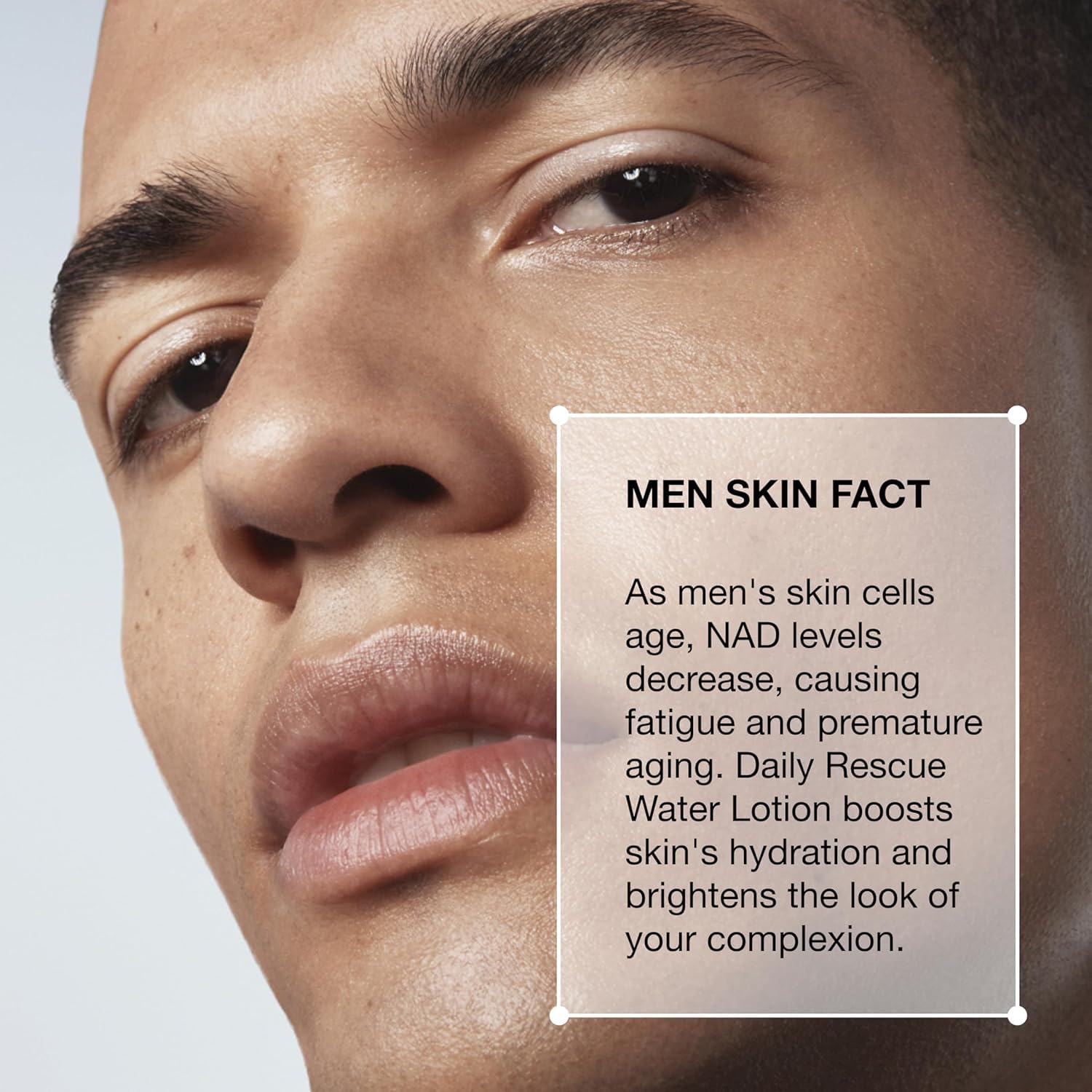 Lab Series Men's Daily Rescue Water Lotion Toner - Moisturizing Essence Skin Care for Men - Hydrating Face Toner with Niacinamide, 6.7 Fl Oz - Image 6