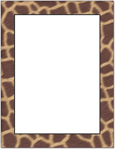 Miniatura 6 de Animal Skins - Papel para impresora láser y de inyección de tinta con membrete (100 hojas, tigre)