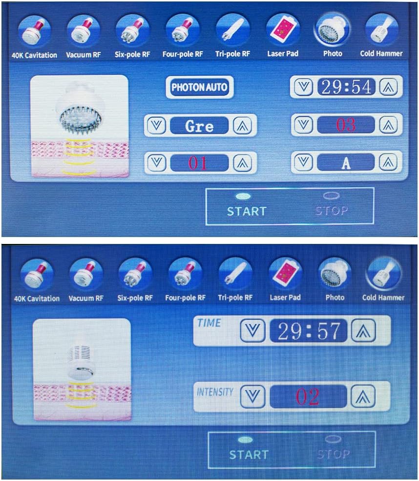 9 in 1 Micro-Current Body Beauty Machine with Hot Cold Hammer for Home Salon Use Carejoy Back Massager(US Shipping, 2-6 Days Delivery) : Beauty & Personal Care