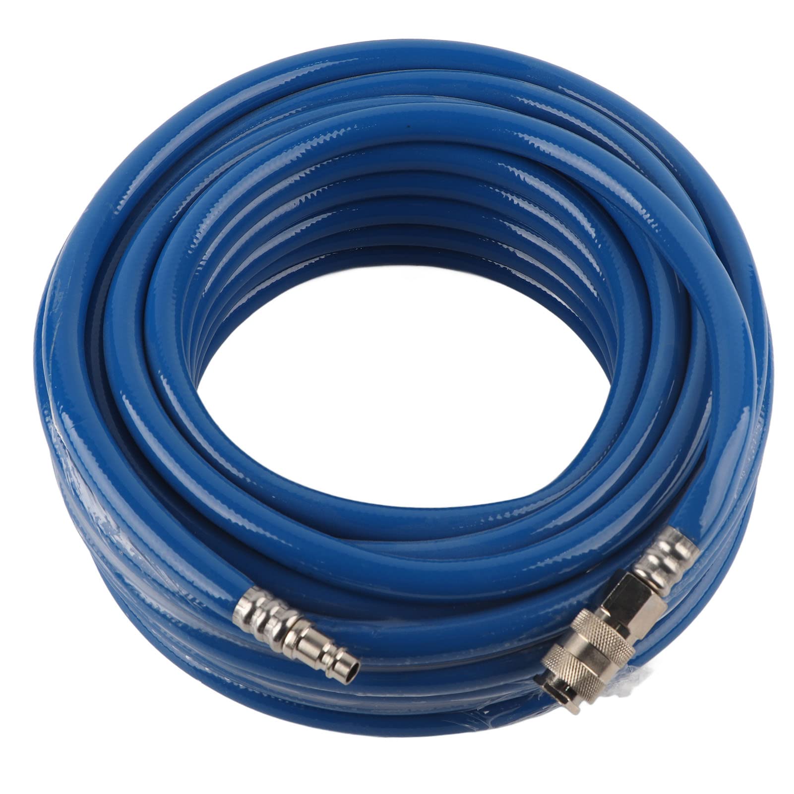 Wąż Powietrzny Sprężarka PVC 15M 3-warstwowy Wzmocniony wąż Sprężarki Powietrza 20 Barów Szybkozłącze 1 4 MNPT Elastyczny Przewód Pneumatyczny Do Narzędzi Pneumatycznych Warsztat Do Użytku w