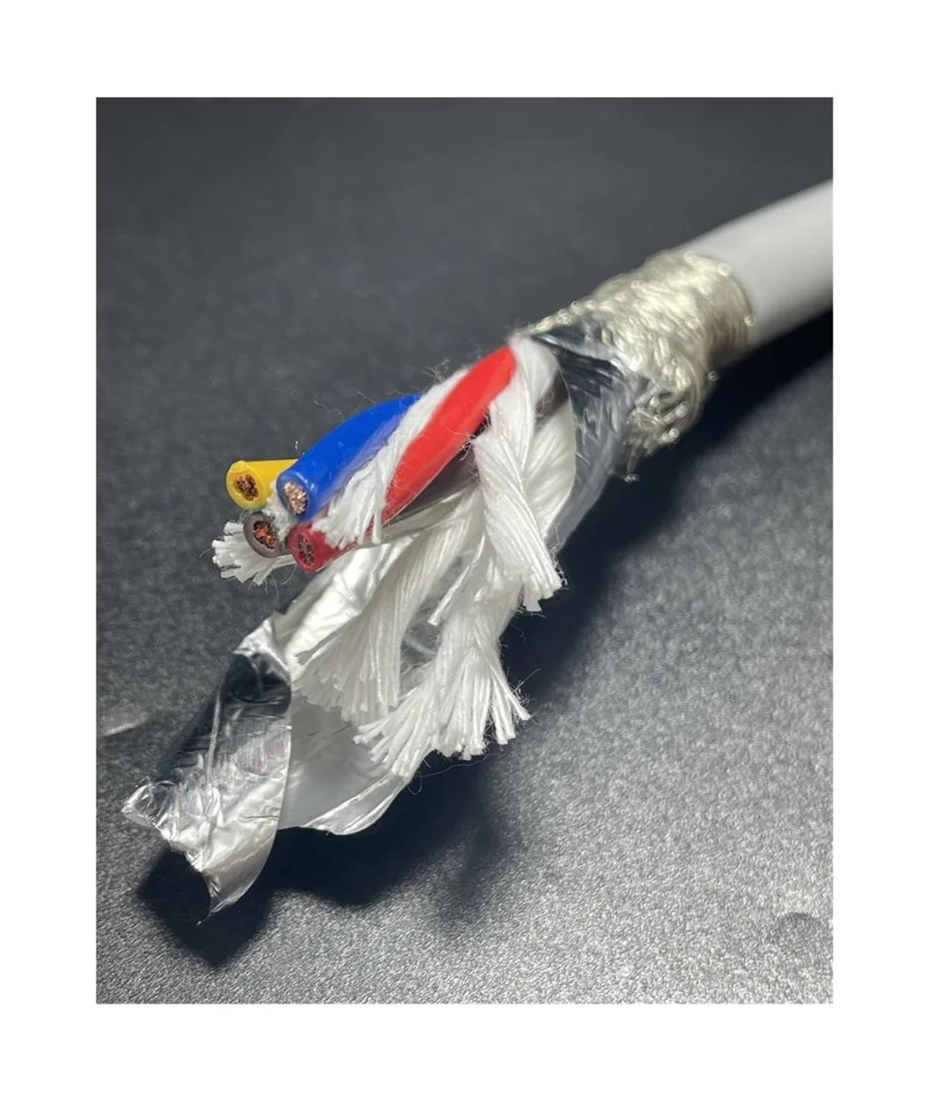 Cavo schermato for traino da 1 m 2-12 conduttori, 13/15 AWG,5/2,5 mm² | Filo di rame flessibile resistente alla flessione in PVC(7 cores,13 AWG 1m)