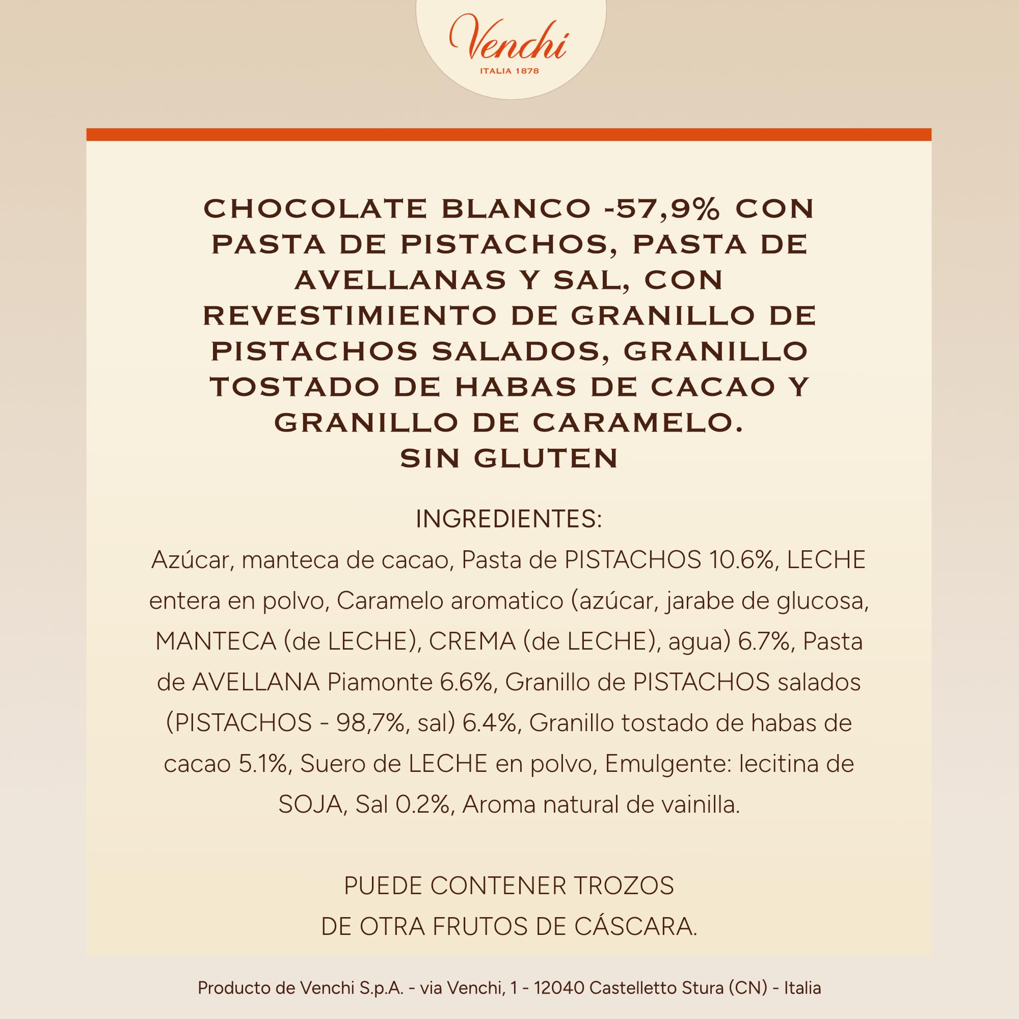 Venchi - Huevo de Chocolate Chocoviar Pistacho, 330 Gr, Sabor Chocolate Blanco y Pasta de Pistacho, Sin Gluten, con Sorpresa, Colección de Pascua Venchi, Idea de Regalo