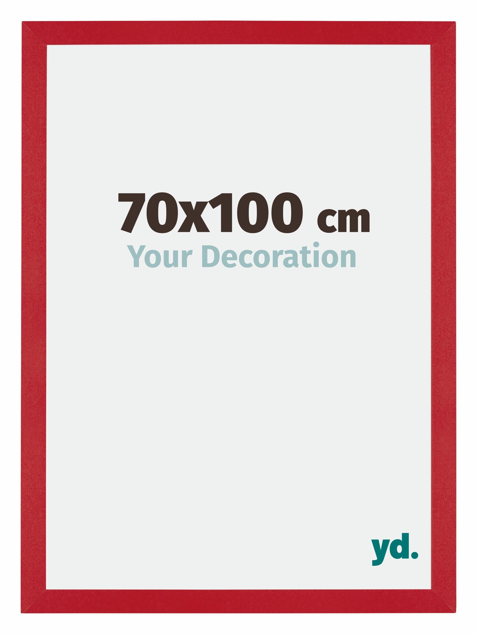 Your Decoration - Puzzle frame 70x100 - Red - Puzzle frame 1500-2000 Pieces - MDF Photoframe - Mura