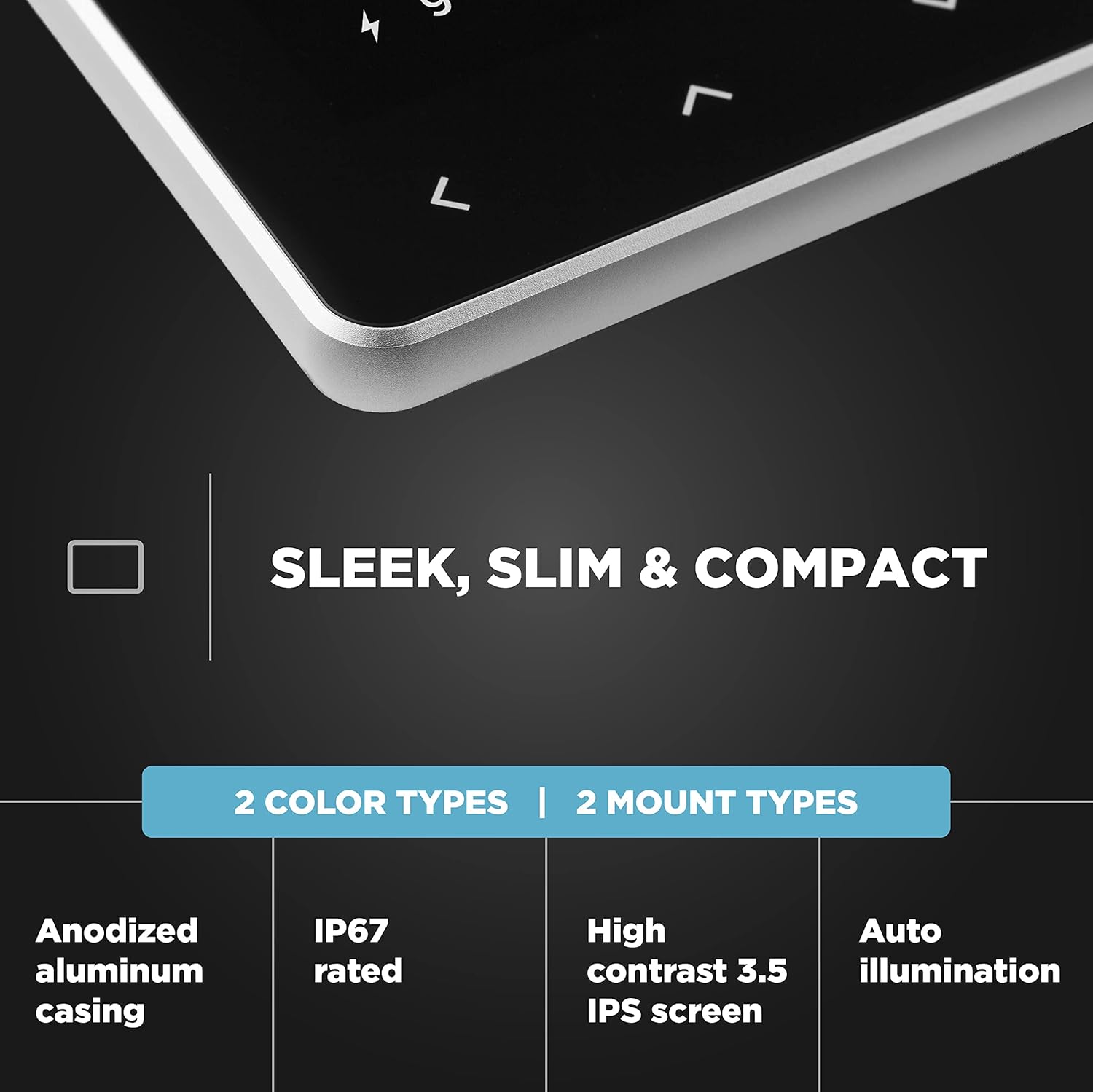 Blue Package 2021- Smart Marine and RV Battery Monitor + 500A SC503 Shunt + ST107 Tank Module + SCQ25 Quadro Shunt (Panel-Mount, Black), PCKG3