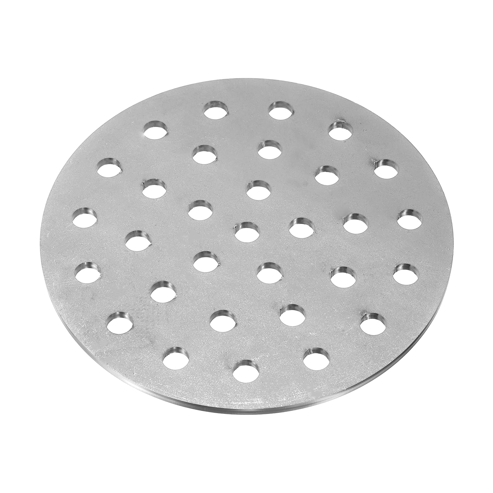 Nexarelle Bottom Fire Grate 6.7" Round BBQ Grill Grate Replacement High Heat Charcoal Plate Steel Plate Grilling Accessories for Grilling/Barbecue/Stove