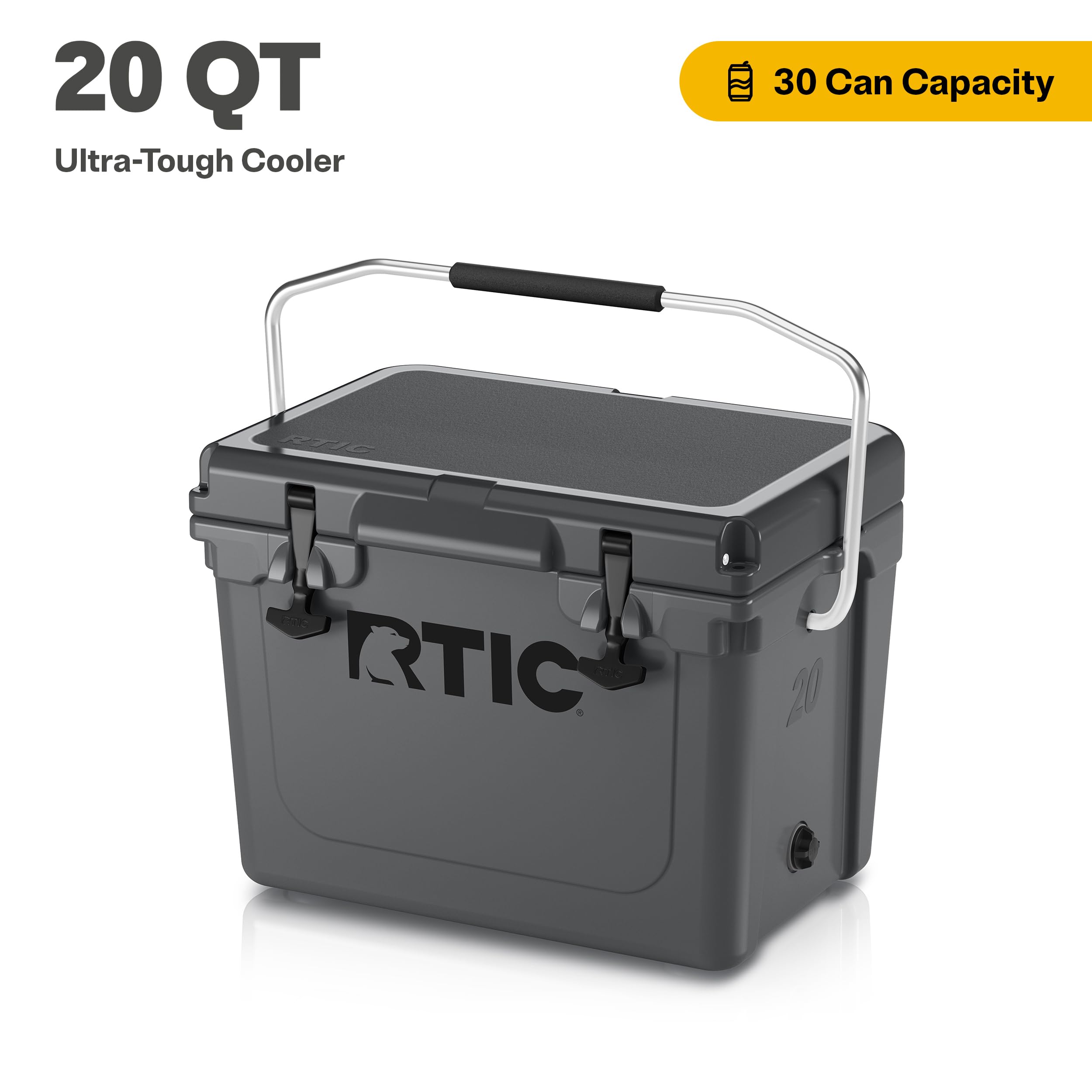 Amazon.com : RTIC 20 QT Ultra-Tough Cooler Hard Insulated Portable 