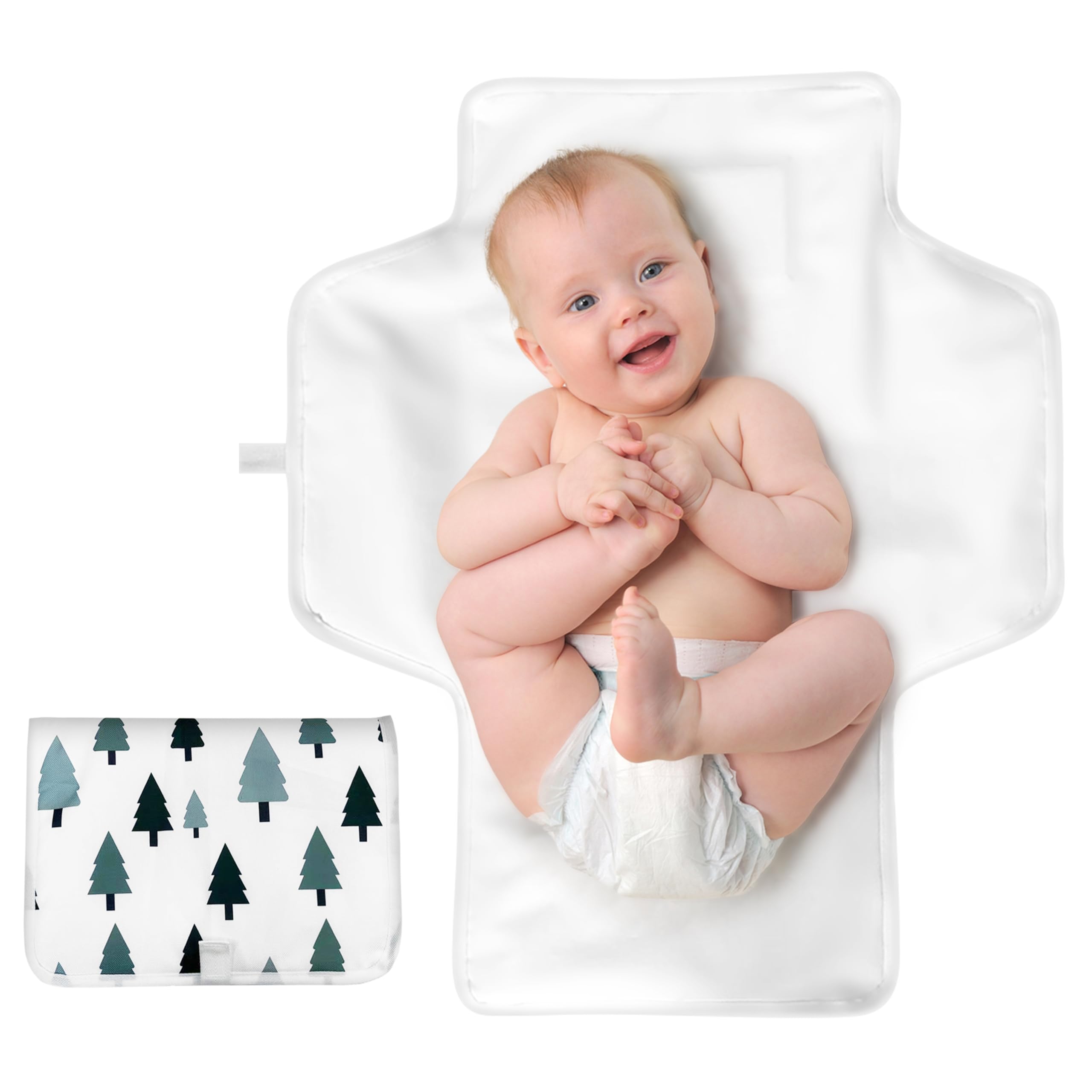 HusBuy Portable Changing pad for Baby-Travel Changing mat for Mom and Dad-Ideal to give as a Newborn Shower Gifts Gift