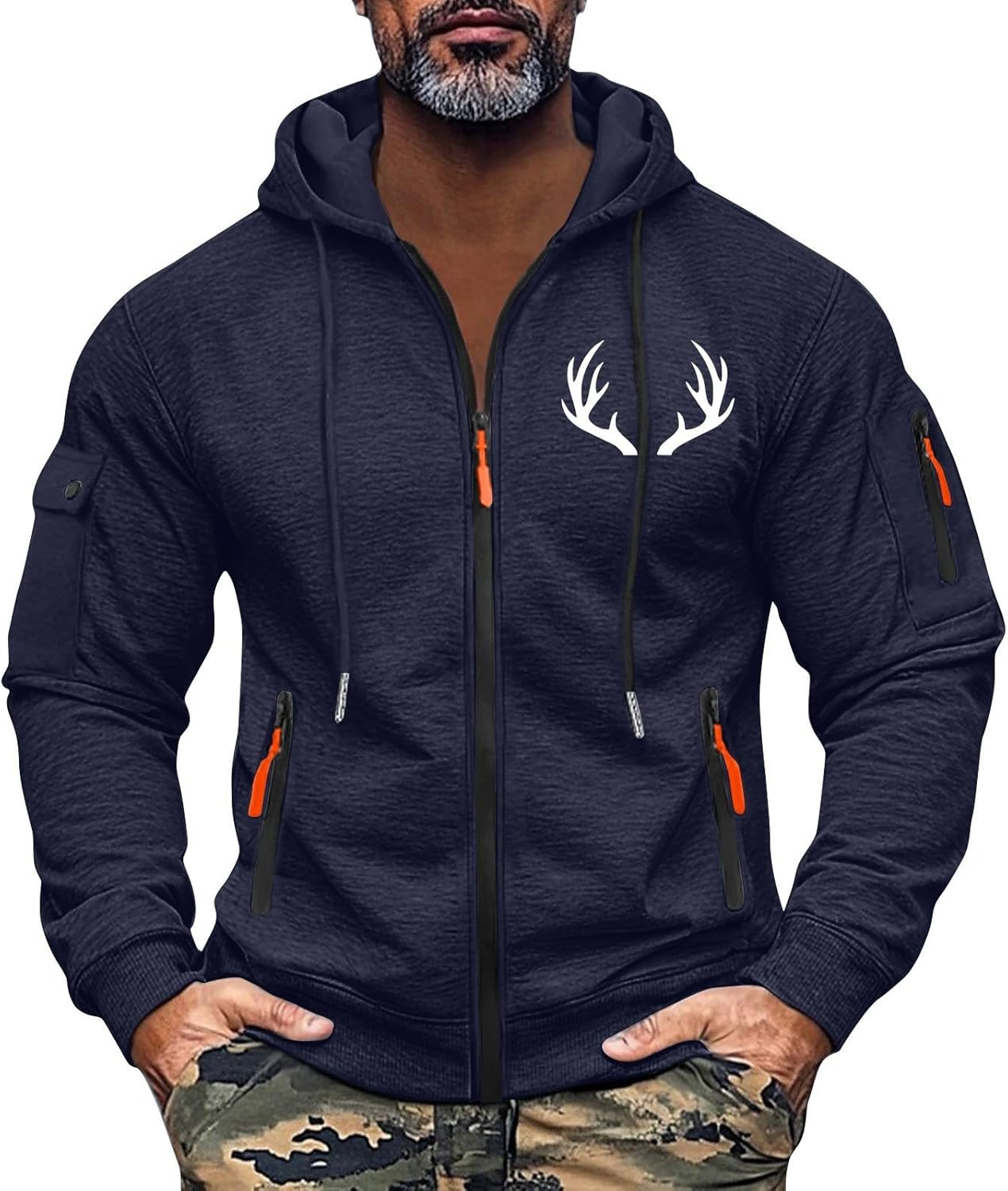 Veste Polaire Homme Chaude Hiver Sweats À Capuche Homme