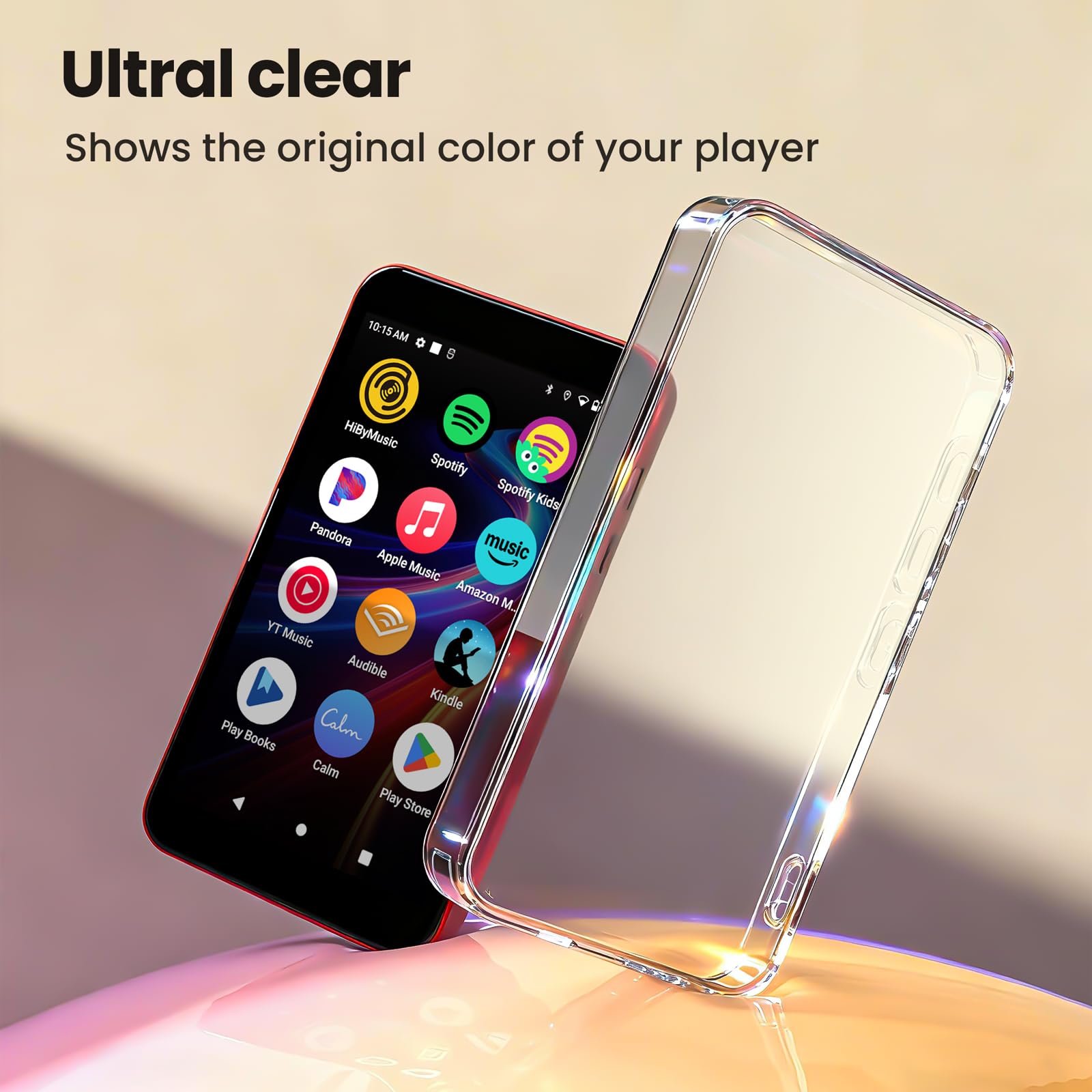 innioasis Kristallklare Hülle, nur passend für G5 MP3-Player, verkauft von innioasis Store, Gehäusegröße: 11,7 x 6,5 x 1,2 cm