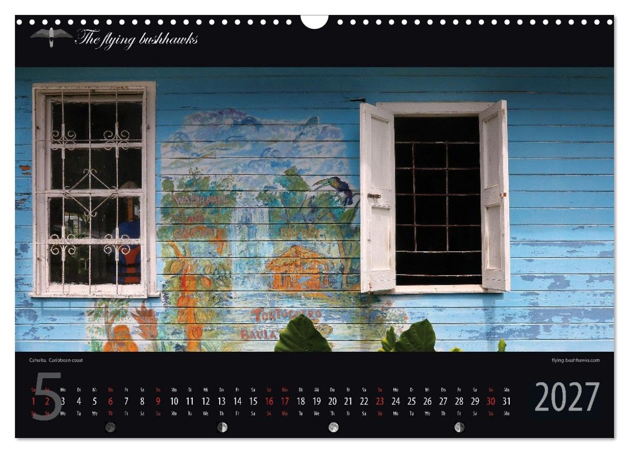 Costa Rica Blickwinkel 2027 (Wandkalender 2027 DIN A3 quer), CALVENDO Monatskalender: Costa Rica - flying bushhawks Blickwinkel Kalender (CALVENDO Orte)
