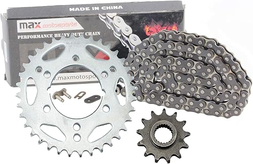 Miniatura 2 de Kit de cadena y piñón estándar para Polaris 400Scrambler 2x 44x 4200020012002, Rojo