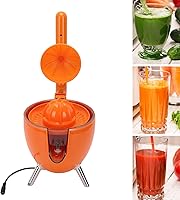 Vista 6 de Electric Citrus Juicer Squeezer, Portable Automatic Juice Squeezer, Pulp Separation, Quickly Extract Juice, Small Electric Juice Machine for Home Use
