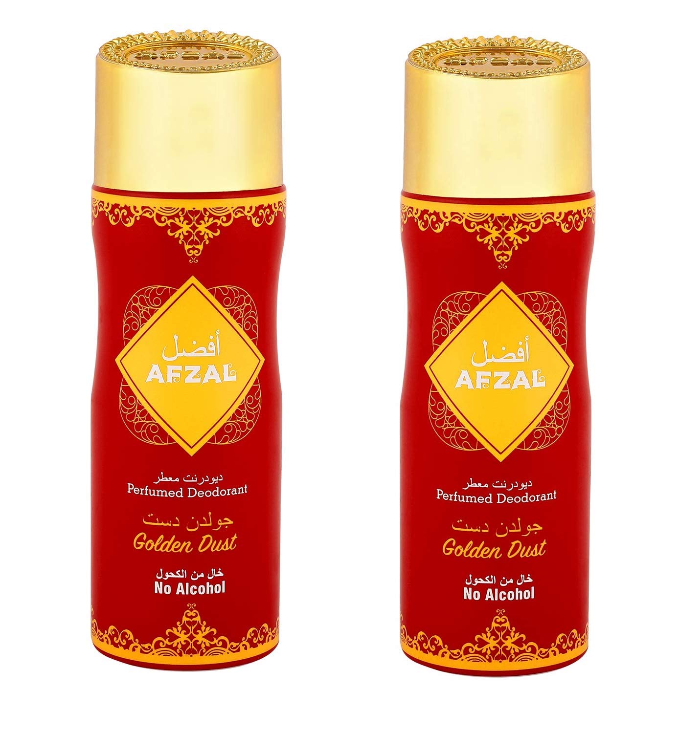 Non Alcoholic Mukhallat Oudh and Golden Dust for Men & Women Pack of 2-200ml each