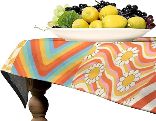 Miniatura 8 de Mantel rústico con diseño de oso y ciervo, estilo retro, rústico, vintage, estilo casa de campo, cabaña rústica, estilo granja, mantel lavable