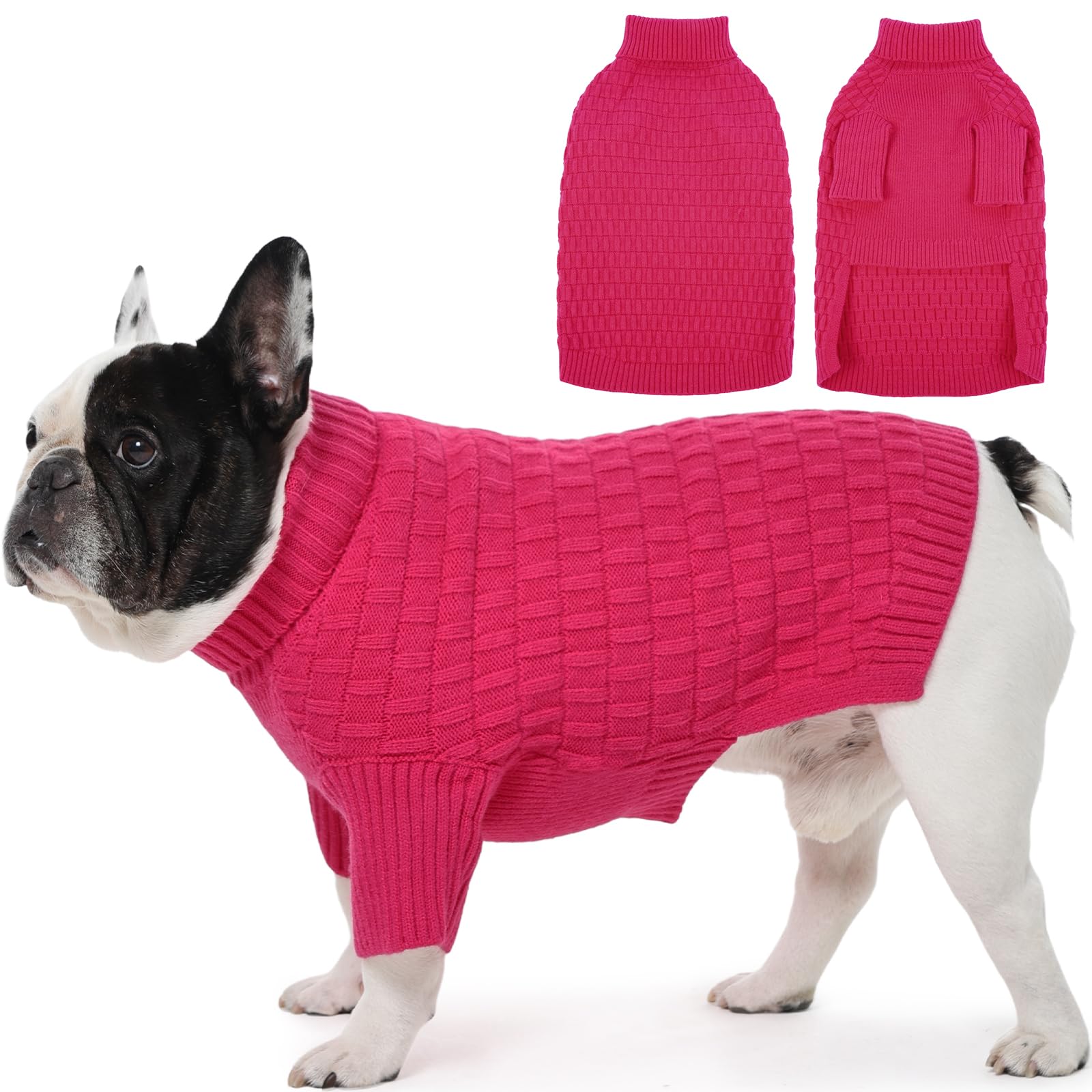 Pull extensible et chaud pour chien de taille moyenne contre le froid