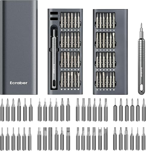 Juego de mini destornilladores de precisión 51 en 1, kit de herramientas de reparación magnético portátil para teléfono, computadora, reloj, laptop,