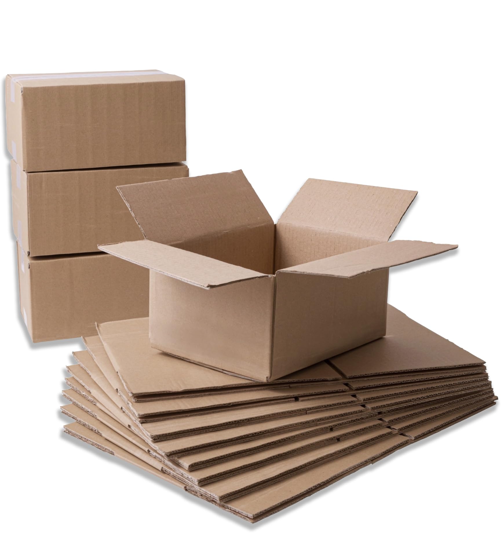 IPEA Boîtes en Carton 25 x 18 x 12 cm 10 Pièces pour Expéditions E-Commerce Emballage