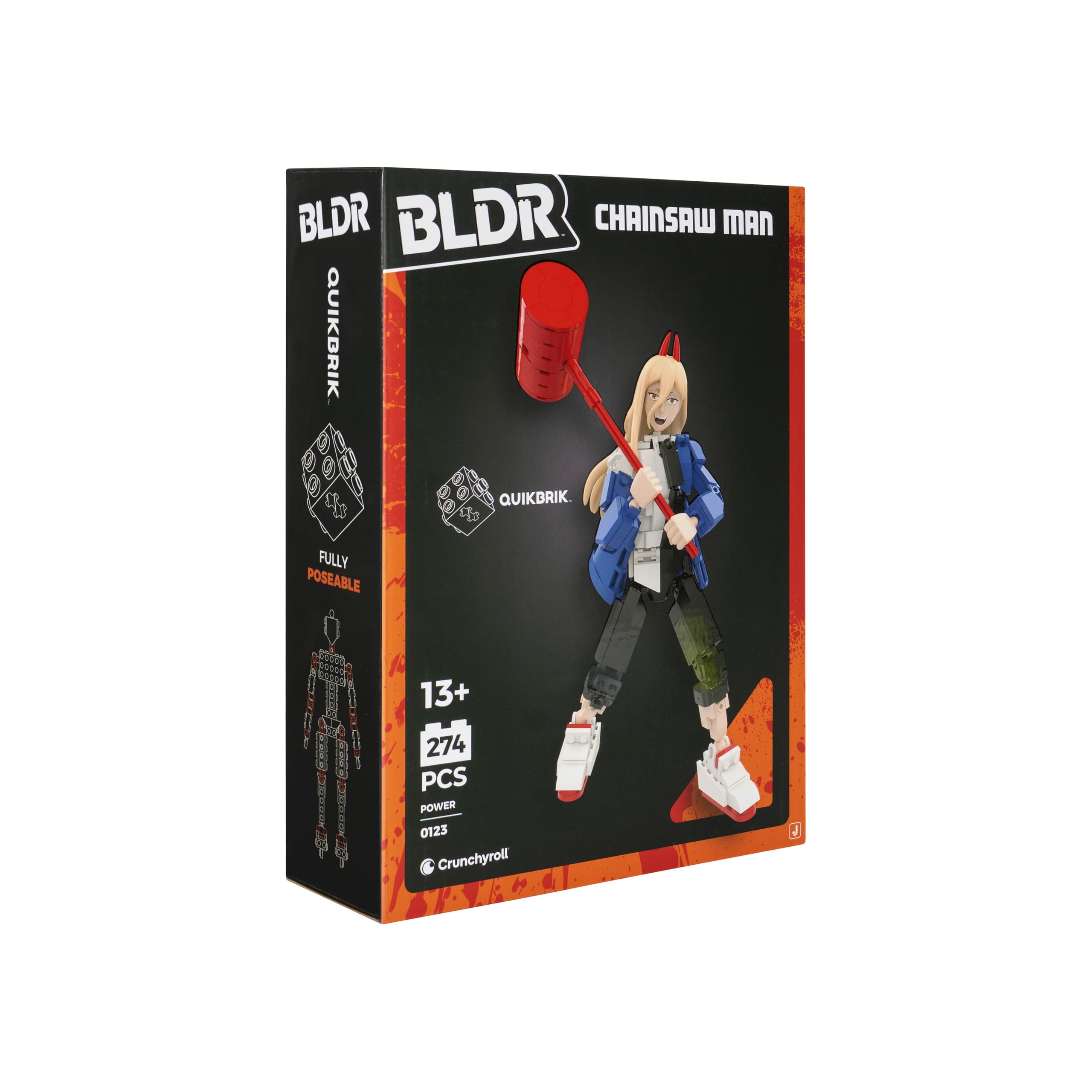 Amazon.com: BLDR Chainsaw Man Power Building Set - 10-Inch