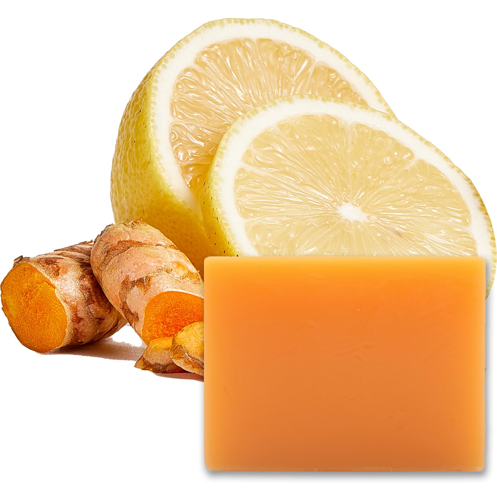 100g Kojic Acid Soap,Savon Eclaircissant,Savon Kojic,Turmeric Soap,Eclaircissant Peau Noir Rapide et Efficace,Les Visage et Corps,Hyperpigmentation Peau Noire