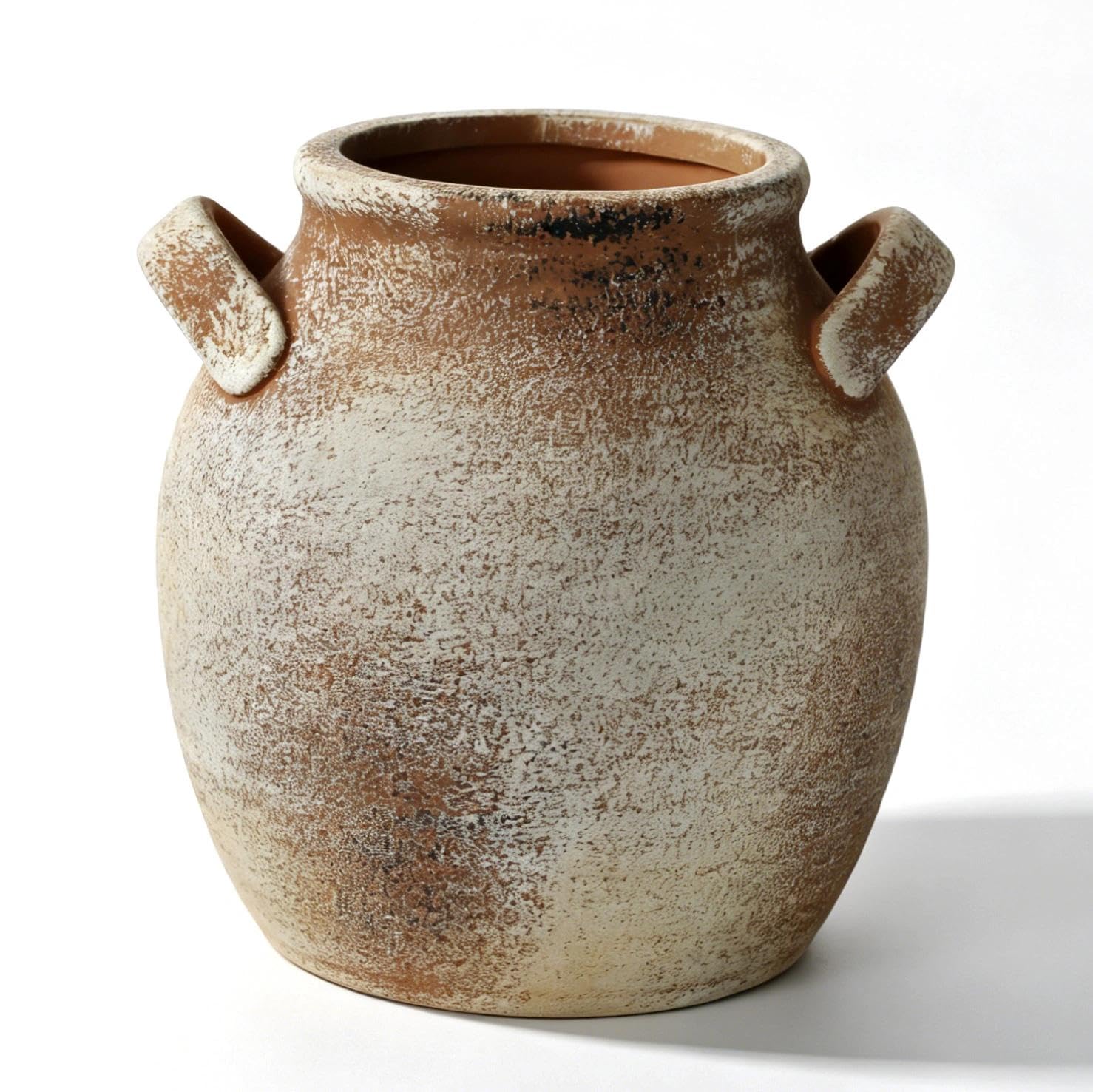 Vase en céramique vintage d'une élégance intemporelle pour décoration rétro