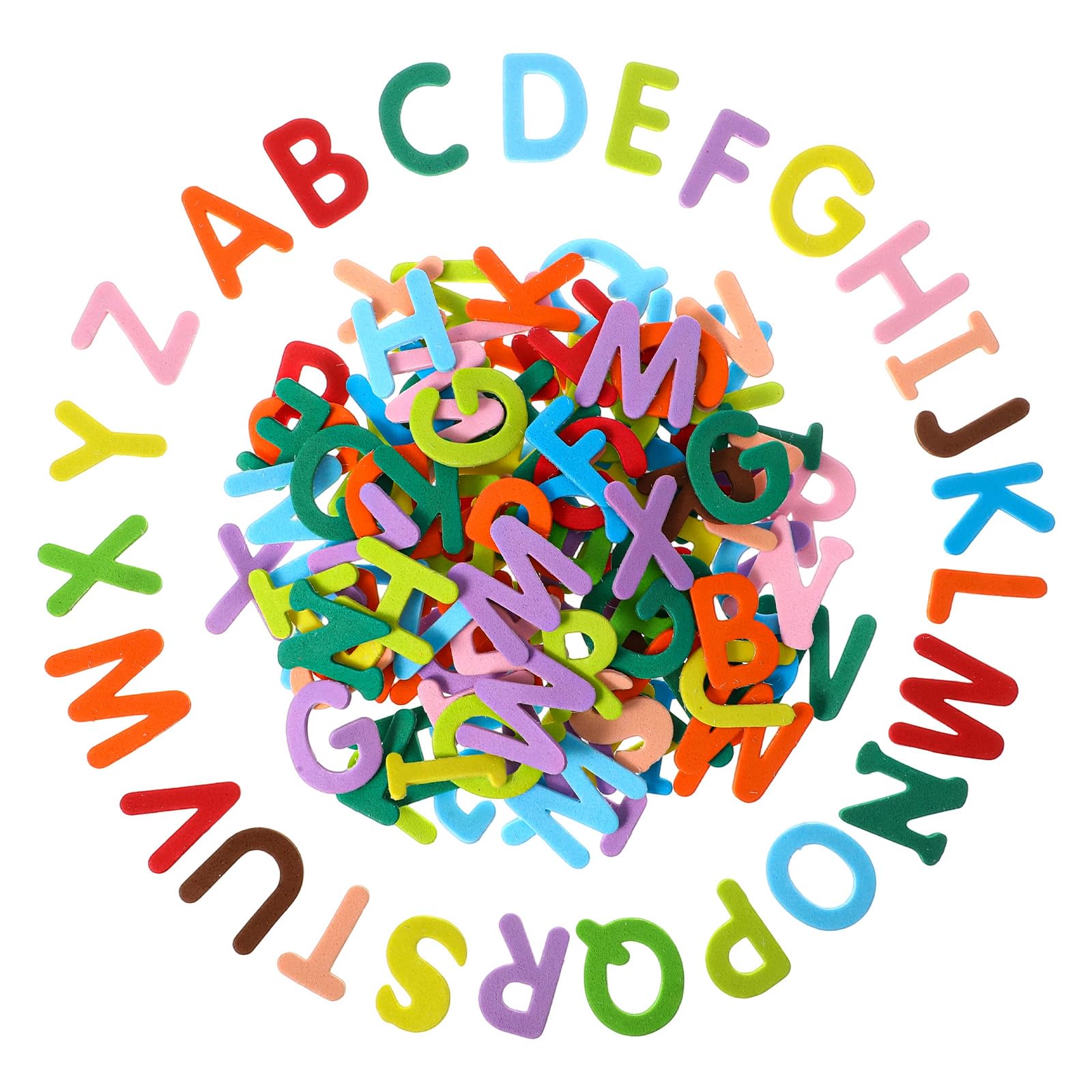 500Pcs Foam Letter Stickers Self Adhesive Foam Alphabet Stickers for Crafts A-Z Sticky Letters for Crafts Scrapbooking DIY Project Supplies Party Decorations