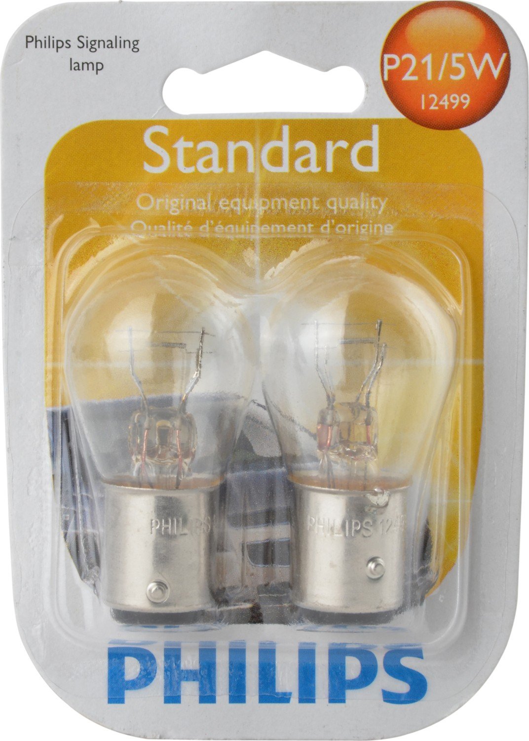 Philips01012499B2 Philips-P21/5W Standard 12V 43241W Bay15D