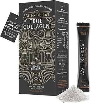 True Collagen Sachets 15 x 5g - Bovine Collagen Powder - 100% Hydrolysed Collagen Peptides (Type 1) - High Protein - Fasting & Keto Friendly - Neutral Tasting