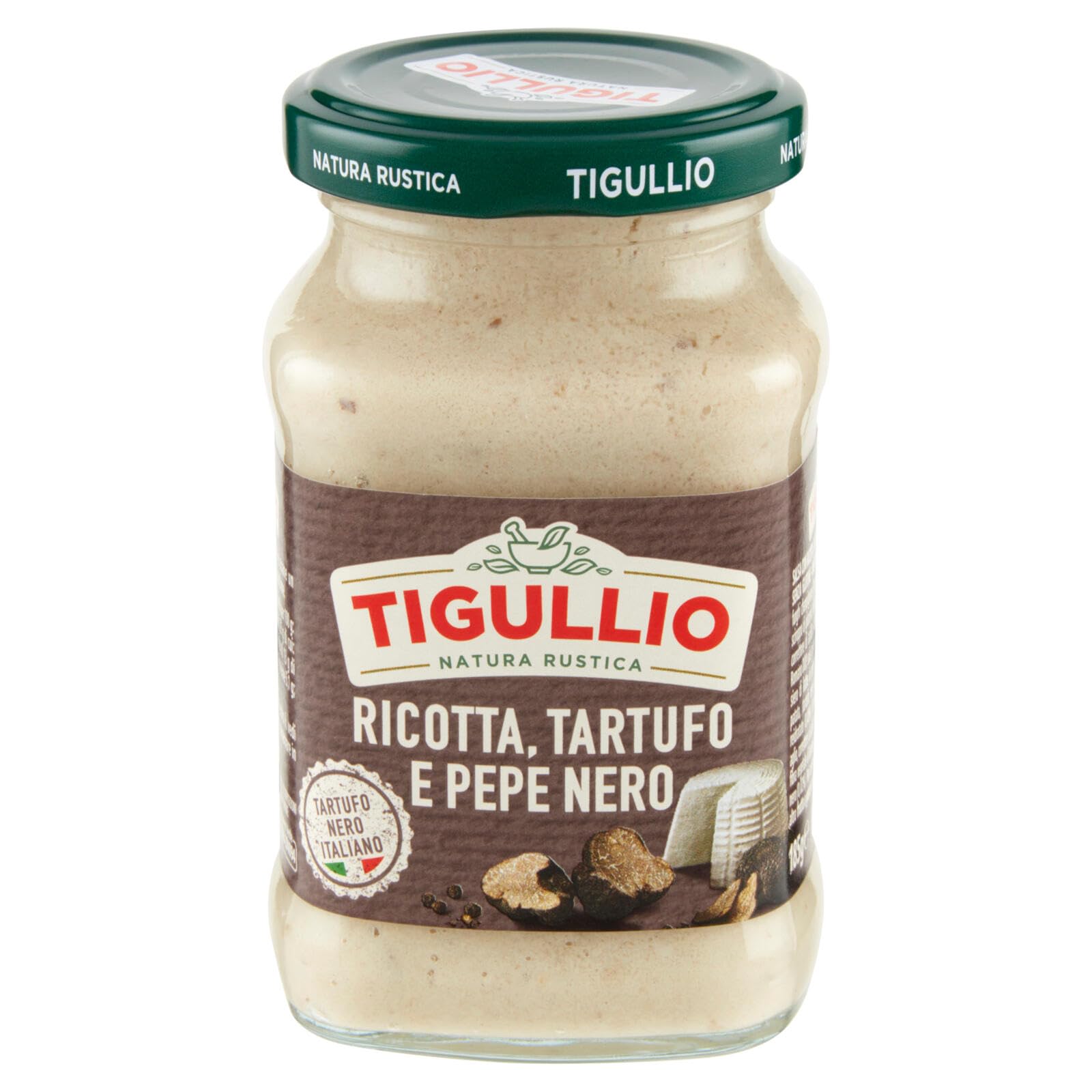 Italian Gourmet Bundle 12x Ricotta Trüffel Creme 190g + Polpa | Italienische Trüffelsauce mit Ricotta & Schwarzem Pfeffer | Premium Pasta Sauce 2,28kg