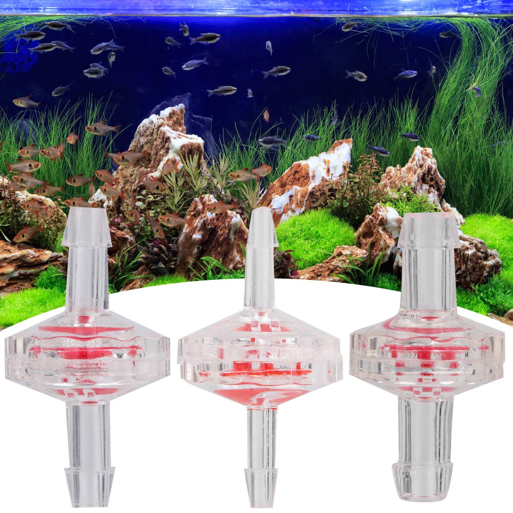 NatureHolic Valvola Di Ritenzione Per Pompa Ad Aria | Antiritorno Per Acquario 4/6 Mm | Protezione Antiacqua 2 Pezzi Per Tubi