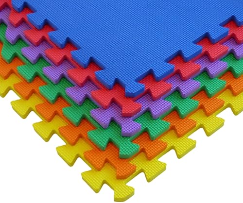 Miniatura 33 de Azulejos entrelazados de Square Brands para MMA | Suelo de gimnasio para gimnasio en casa | Alfombrillas de espuma de rompecabezas | Alfombrilla de