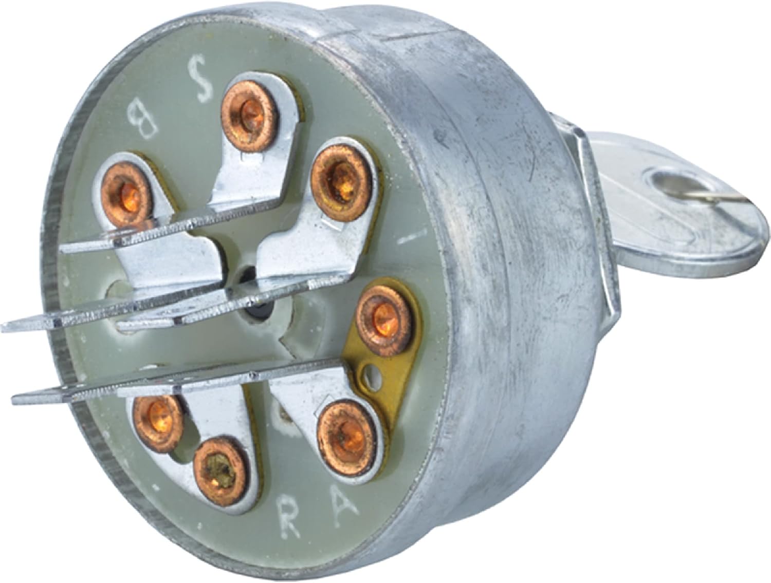 DB Electrical 240-22206 Key Switch Compatible With/Replacement For AYP Roper 2683R /Stens 430-512 /Toro 103990/3-Position, 5-Terminal
