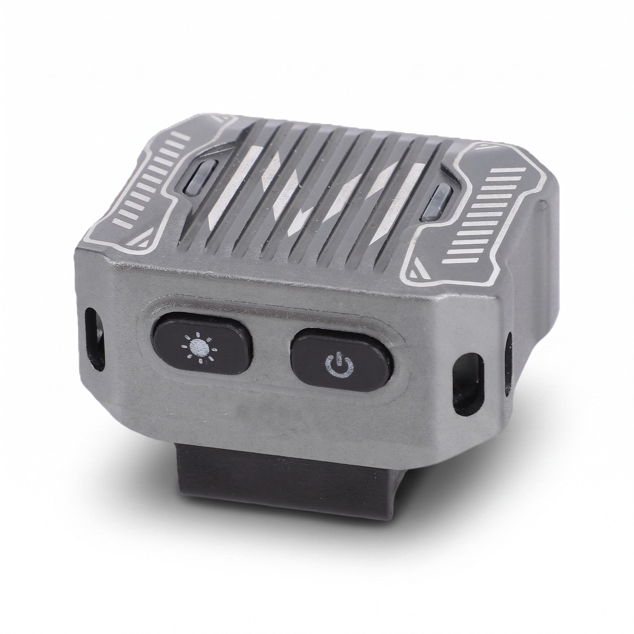 Sxhlseller Flash Superiore per Fotocamera, Luce Flash 6500K in Lega di Alluminio for Fotografia All Aperto (GRAY)