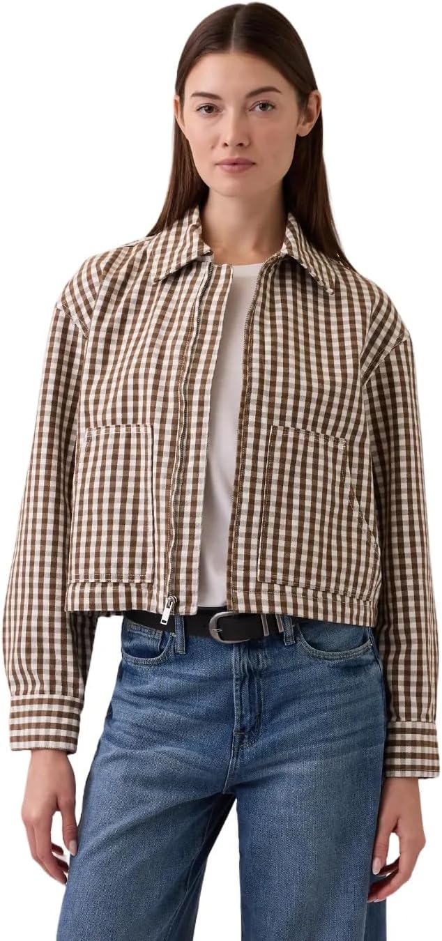 GAP Women's Cropped Barn Jacket