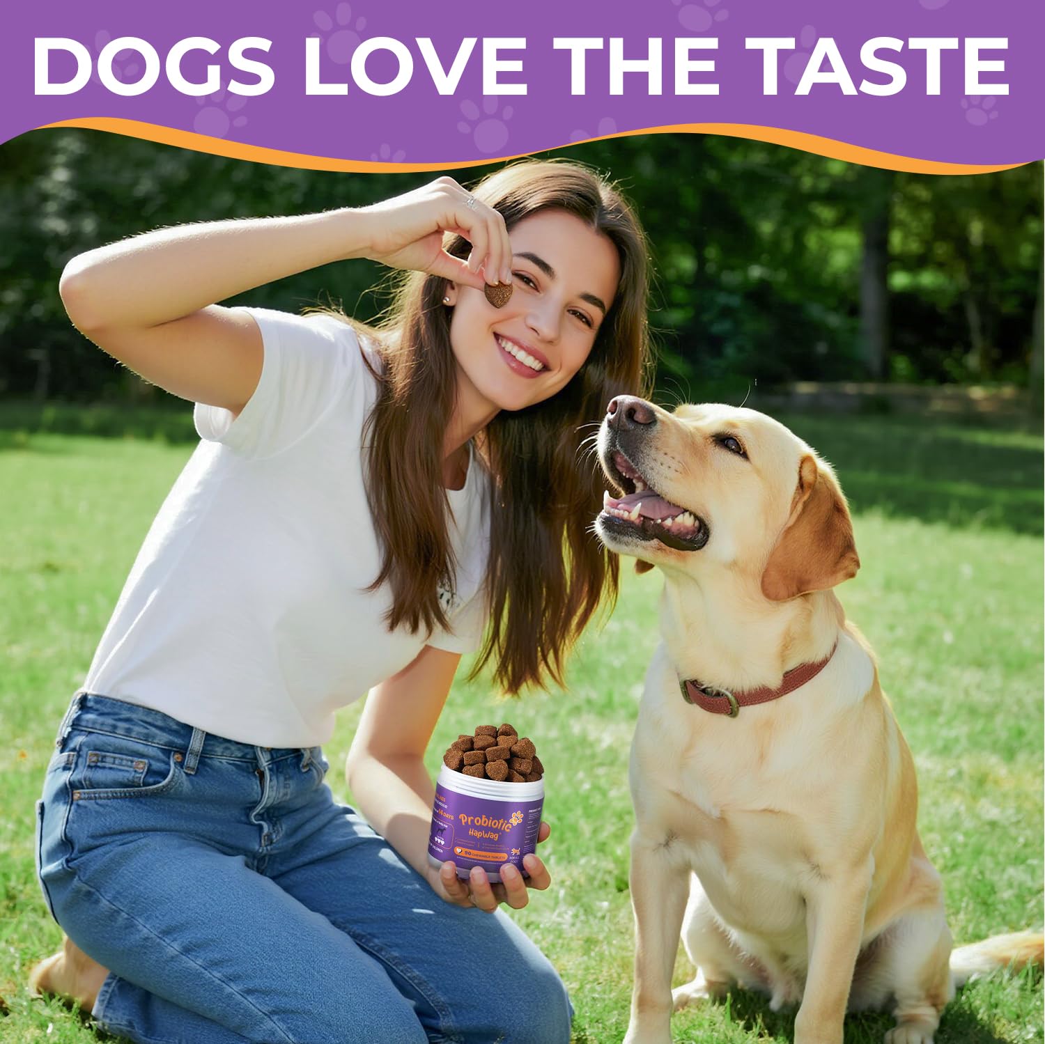 Probiotics for All Breeds and Ages Dogs, Support Gut Digestive Health, Anti Diarrhea, Constipation Relief, No More Allergies, Dog Supplements - Pork Flavor - 90 Soft Chews - image 6