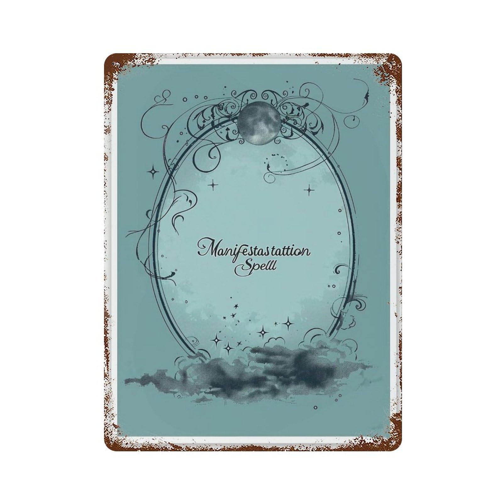 YHGERTKU Rome Colosseum Christmas Pine Holly Peony 04 Wall Art Retro Iron Vintage Metal Tin Sign Poster Modern Decor for Living Rooms Gift 40x30cm