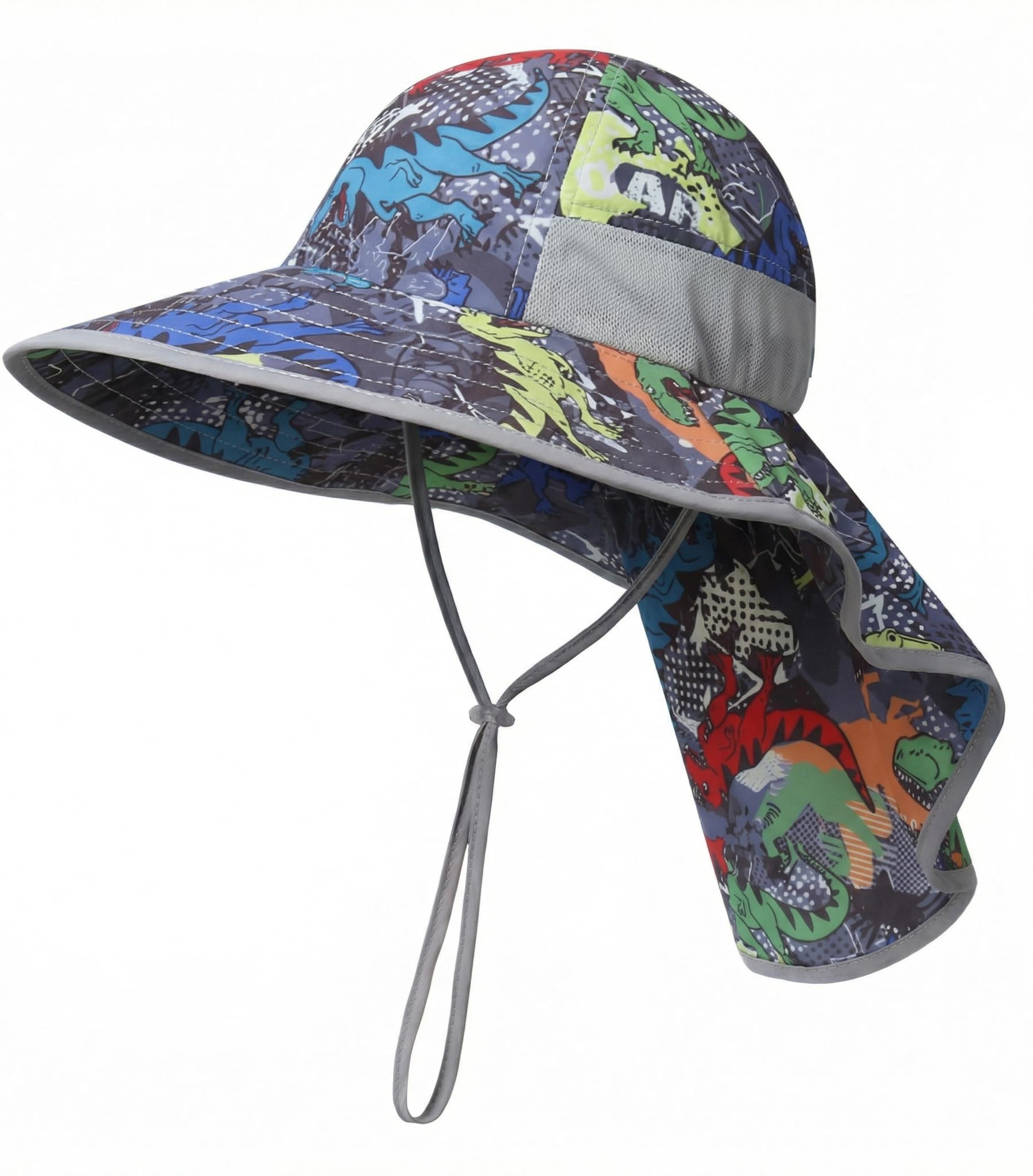icolor Neck Flap Bucket Hat