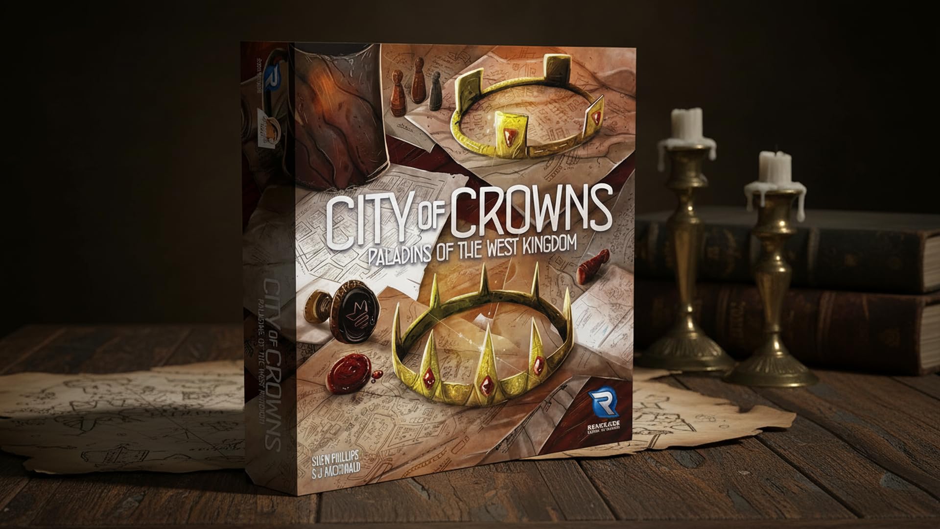 Renegade Game Studios Paladins of The West Kingdom: City of Crowns - Jeu de Plateau - Version en Anglias