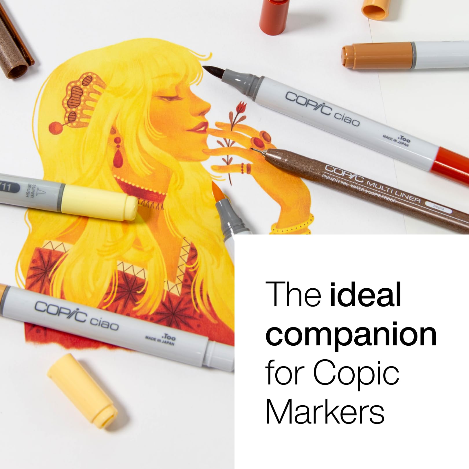 Amazon.co.jp: コピック(COPIC)Too コピック マルチライナー 4本組