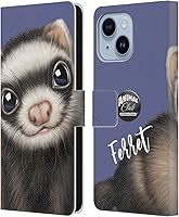 Vista 200 de Head Case Designs Funda de piel con licencia oficial de Animal Club International Bat Faces compatible con Apple iPhone 7 Plus/iPhone 8 Plus