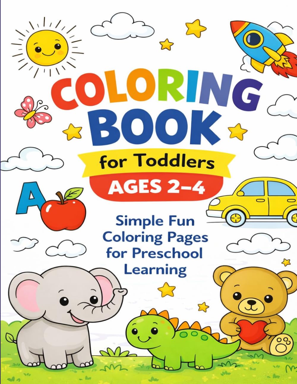 ABC coloring Book: Fun & educational book for your toddler