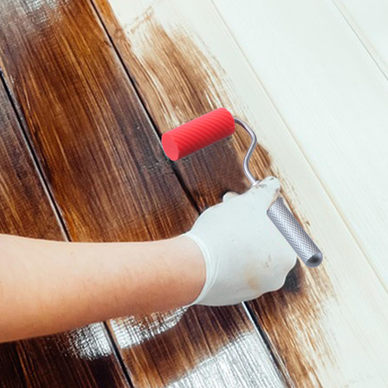 Applicatore colla legno Applicatore per incollaggio di superfici in legno | Rullo multifunzionale per applicazione di colla per lavori di falegnameria mobili artigianato stampa artistica uso ester