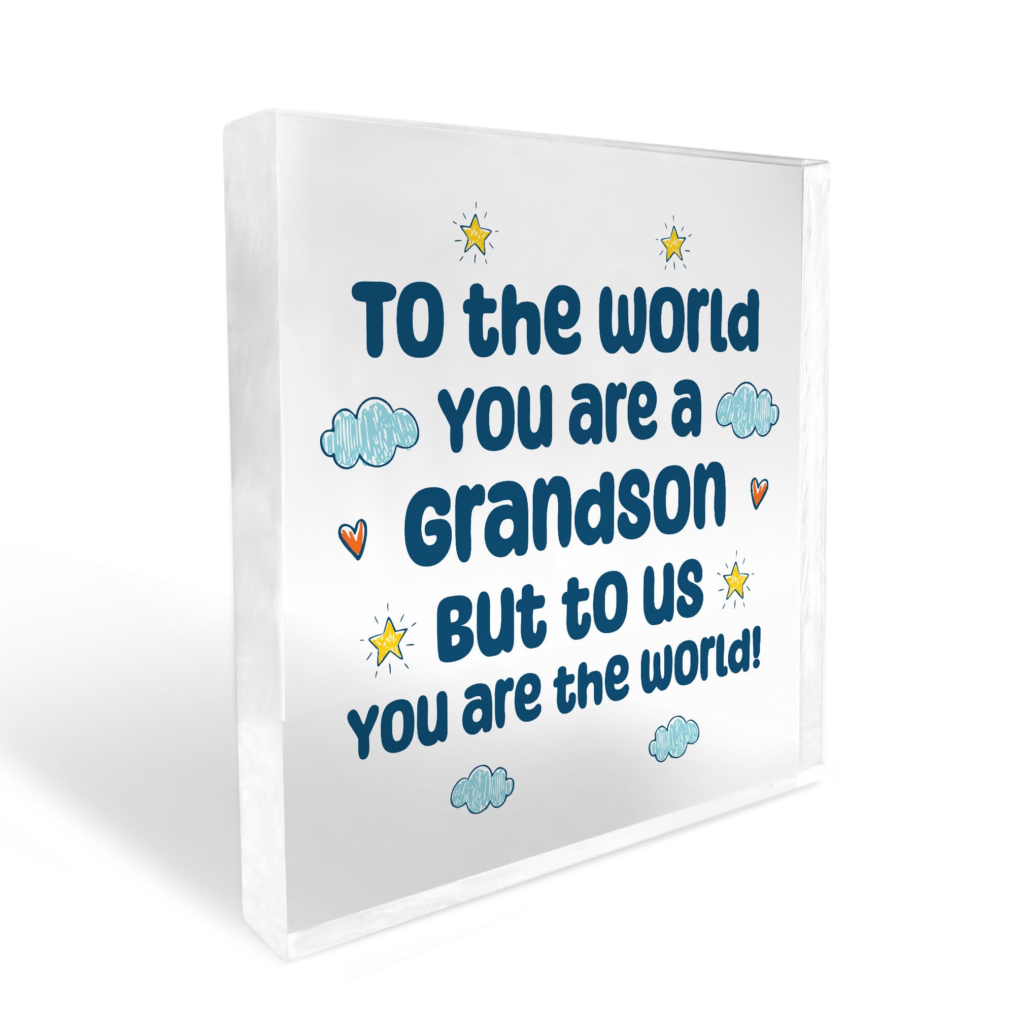 Red Ocean Gift For Grandson Novelty Grandson Gift For Christmas Birthday Gift From Nan Nanny Grandad Keepsake