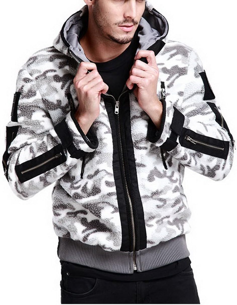 Ghost Cosplay Tactical Hoodie Jacket Outfit Costumes Zipper Sweatshirt for Men XL