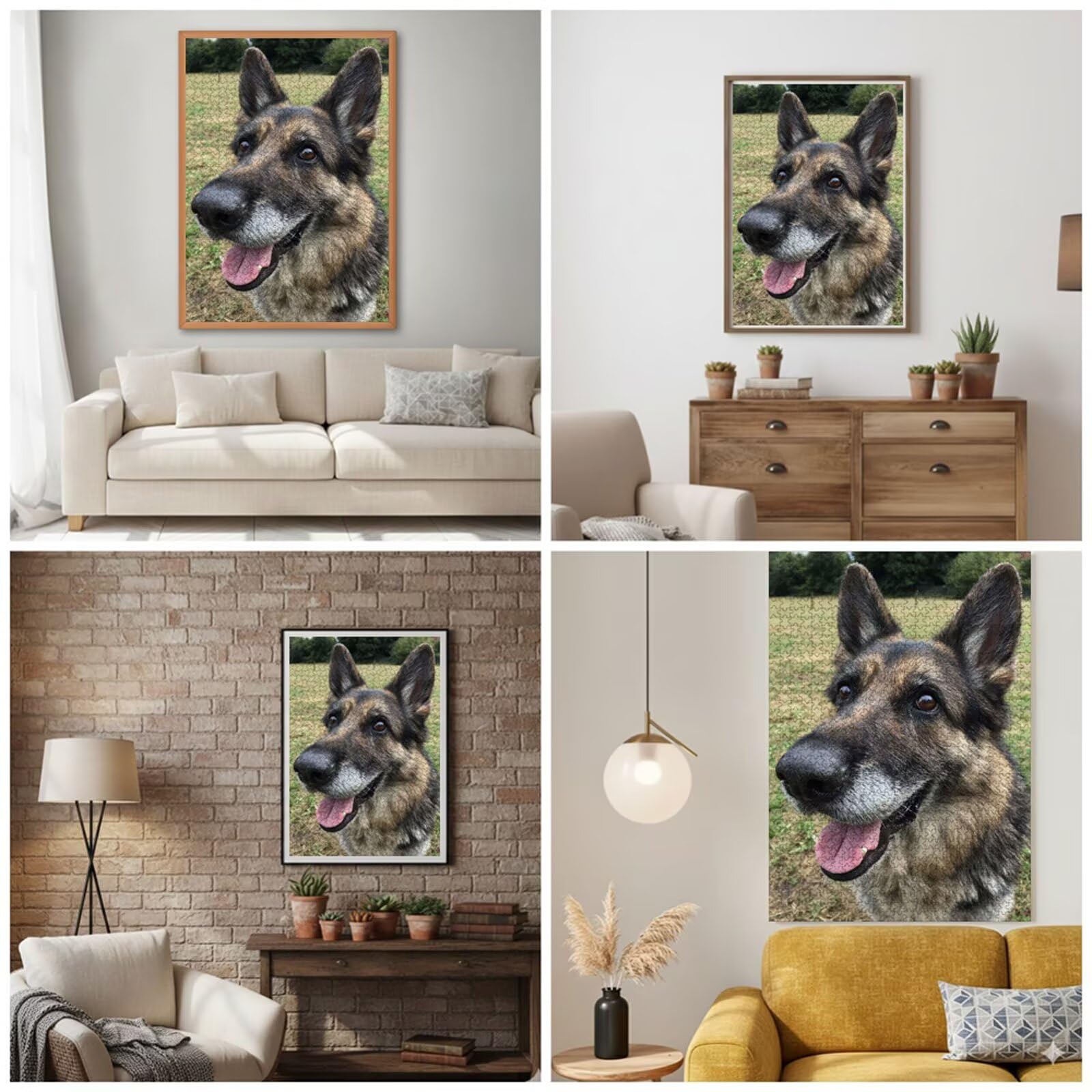 5000 Pezzi Puzzle Adulti - Cane & Animale - Fabbricazione in Legno Robusto (Forma Classica) - Decorazione Murale con Poster - Prodotto Riservato ad Adulti e 14 Anni in Su (181x105cm) P3#1179